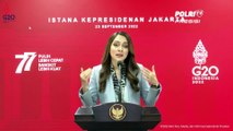 Keterangan Pers Juru Bicara Pemerintah dr. Reisa Broto Asmoro di Kantor Presiden