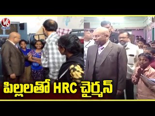 HRC Chairman Chandraiah Visits Social Welfare Hostels In Langar House _ Hyderabad _ V6 News