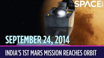 OTD in Space - Sept. 24: India's 1st Mars Mission Reaches Orbit