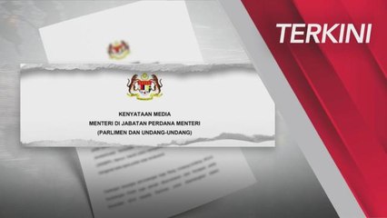 [TERKINI] RUU sumbangan politik dijangka dibentang November ini