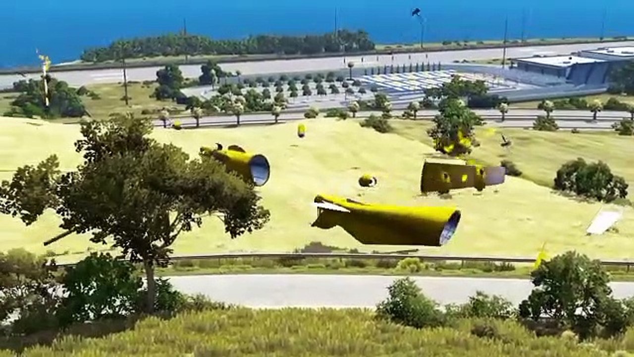 Planes vs Speed Bumps || Plane vs Speed Bumps BeamNG Drive || #gamingaira