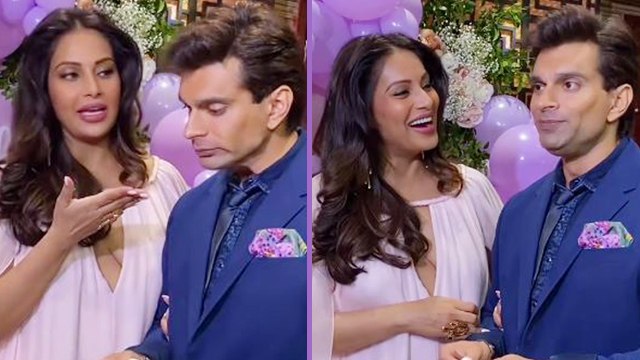 Bipasha Basu Baby Shower में Karan Singh Grover बताया बच्चा Funny Video Viral।Boldsky *Entertainment