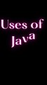 Uses of Java #java