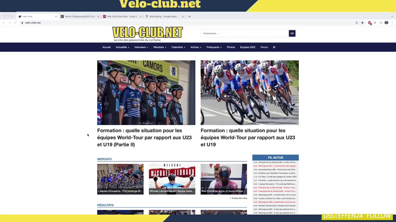 Présentation de la course en ligne des championnats du monde 2022 de Wollongong