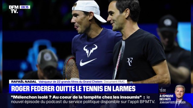 Rafael Nadal: Quand Roger s'en va, c'est une partie importante de ma vie qui s'en va