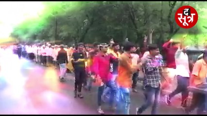 गुना में जयस ने निकाली रैली, ग्वालटोरिया सिंचाई परियोजना निरस्त करने की मांग