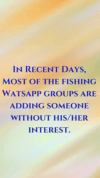 Avoid adding unknown persons on their WhatsApp group