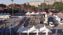 KIRIKKALE - Türkiye Bisiklet Şampiyonası 7. Etap Puanlı Yol Yarışları sürüyor