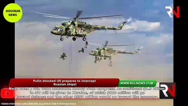 Putin shocked US prepares to intercept Russian ships! UKRAİNE RUSSİA WAR NEWS