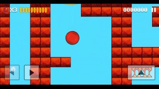 Bounce classic  level 5 Gameplay - puzzle game - Red ball - Rolle ball