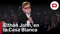 Así ha sido la actuación de Elton John, en la Casa Blanca