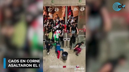 Caos en Cornellá: varias decenas de aficionados asaltaron el estadio en el Marruecos-Chile