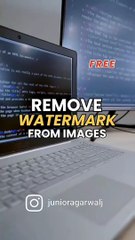 Free to remove watermark on the image