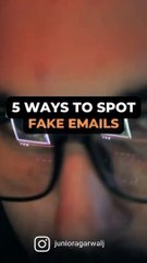 5 ways to spot fake emails