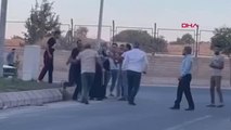 ŞANLIURFA'DA, SOPALI 'YOL VERME' KAVGASI KAMERADA