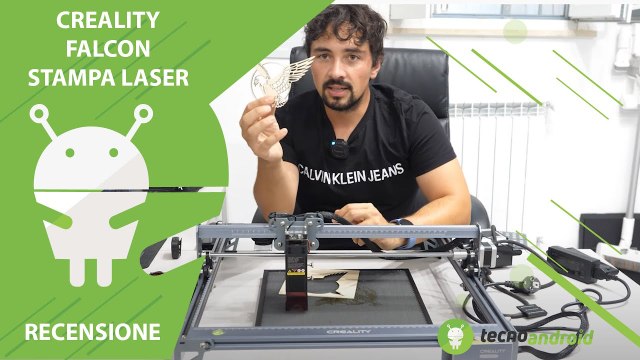 RECENSIONE Creality Falcon: con questa stampante laser incidi anche l'acciaio