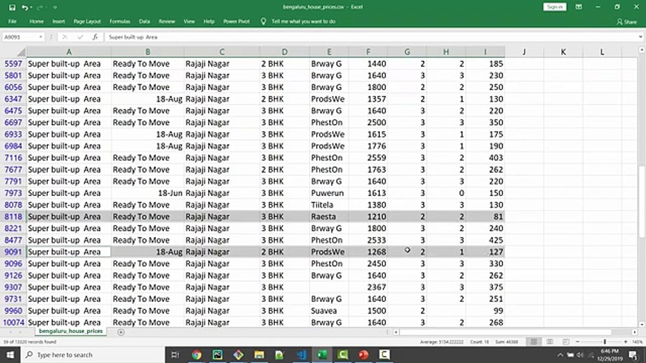 Machine Learning _ Data Science Project - 4 _ Outlier Removal (Real Estate Price Prediction Project)(360P)