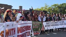 Indigenous people rally for climate justice in New York