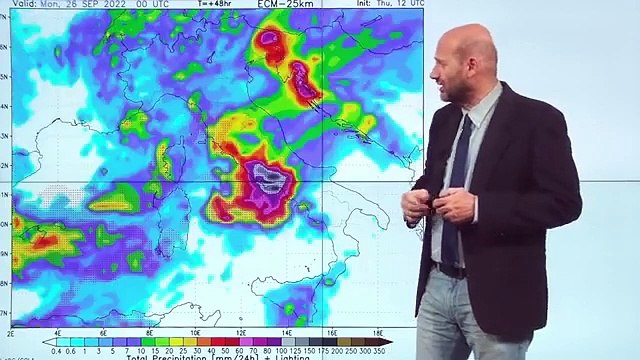 Meteo Toscana, prevista pioggia nel weekend 24-25 settembre