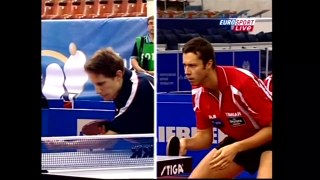 Retro Table Tennis European Championships Mens Samsonov vs Gardos