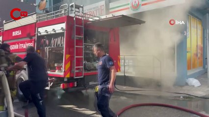 Bursa'da korkutan yangın: Patlamalar yaşandı