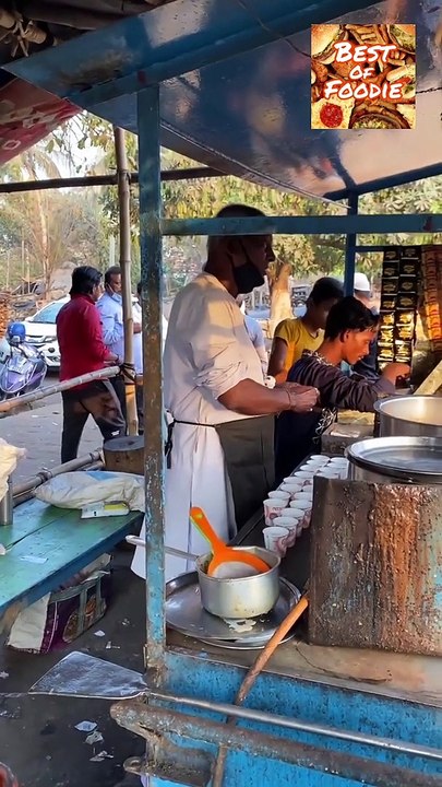 daily 100 litre tea selling stall very famous place in street