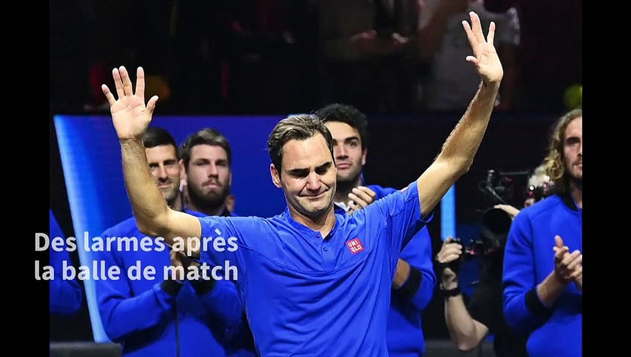 Tennis : sourires et larmes mêlées pour les adieux du "roi" Federer au tennis