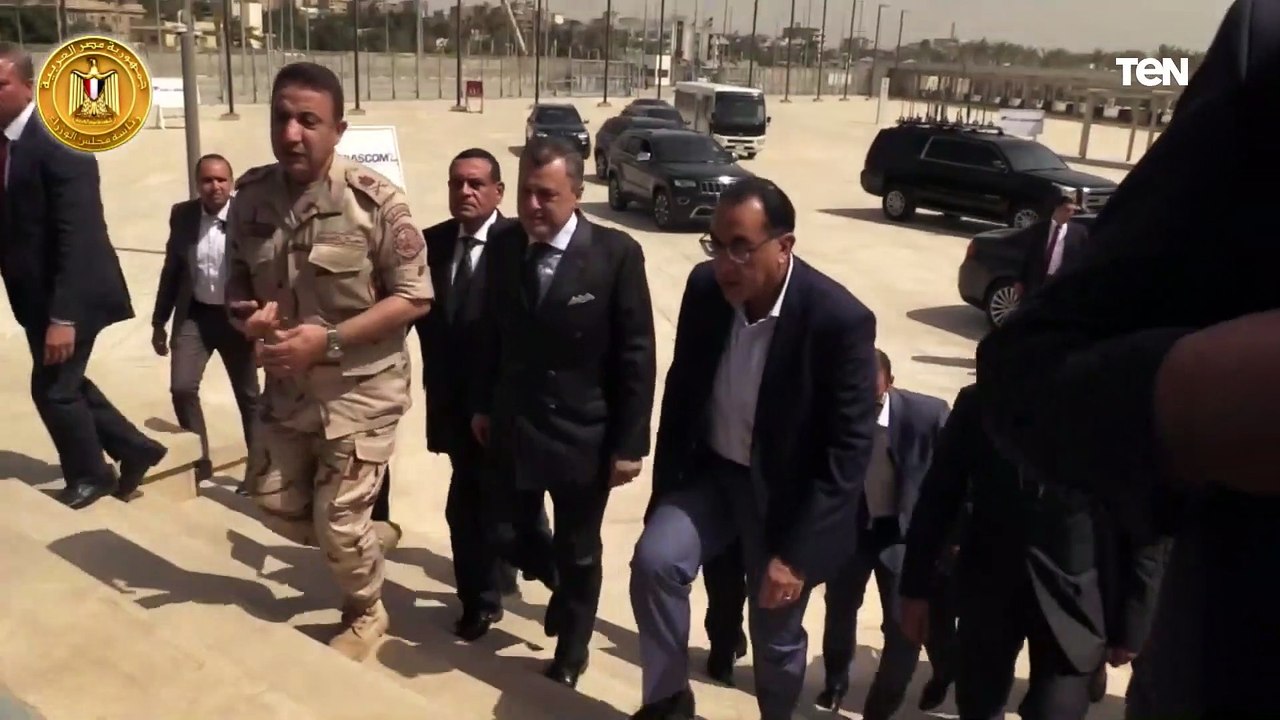رئيس الوزراء يتجول بالمتحف المصرى الكبير لمتابعة آخر مستجدات الأعمال