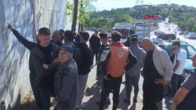 Pendik'te motosikletli kurye öldü ortalık karıştı