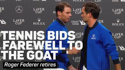 Télécharger la video: Tennis bids farewell to the GOAT – Roger Federer retires