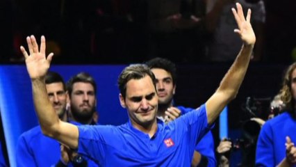 Lacrime e commozione, a Londra l'addio al tennis di Roger Federer