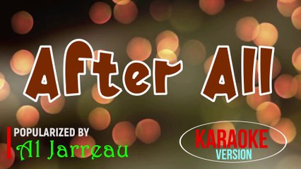 After All - Al Jarreau | Karaoke Version