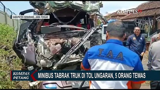 5 Orang Tewas dalam Tabrakan Antara Truk dan Mobil Elf di Tol Bawen-Ungaran