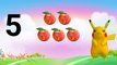 123 Numbers counting with fruit names| 123 learning videos