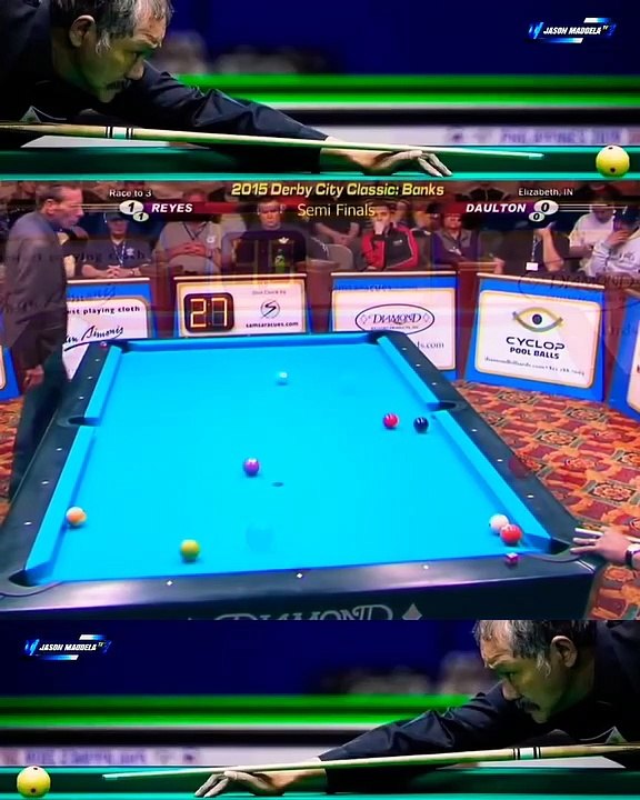 Efren Bata Reyes Greatest & Best Bank Shot Highlight 25M views