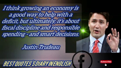 PM Justin Trudeau's Beautiful Quotes #bestquotes #englishquotes #pmjustintrudeau Prime M Of Canada