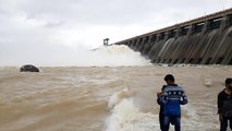 Water Release From Hirakud Dam  in India ,Hirakud Dam Water Release | The Longest Dam