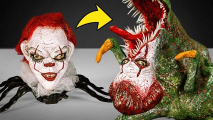 Spooky Pennywise Monster With Spider Legs