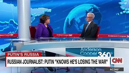 Russian journalist says Putin knows he's losing