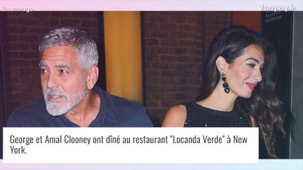 George et Amal Clooney, sortie en amoureux : l'avocate dévoile ses sublimes jambes en robe courte