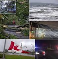 One of most powerful storms EVER to hit Canada slams into Nova Scotia: Former hurricane Fiona brings 100mph winds, leaves 79% without power and forces Justine Trudeau to postpone Japan trip - as police say it is not safe to be on roads