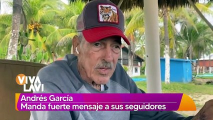 Andrés García nuevamente con fuertes problemas de salud