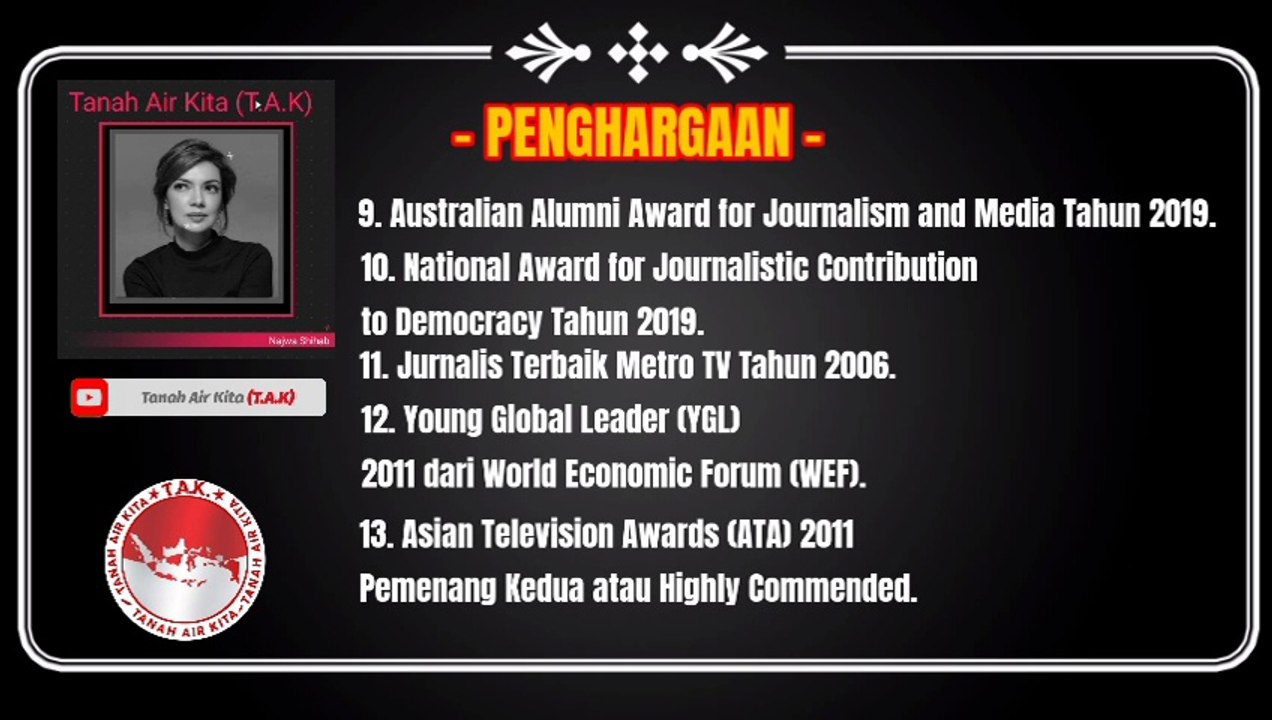 BIOGRAFI NAJWA SHIHAB - Pendidikan - Karier - Prestasi, Penghargaan.