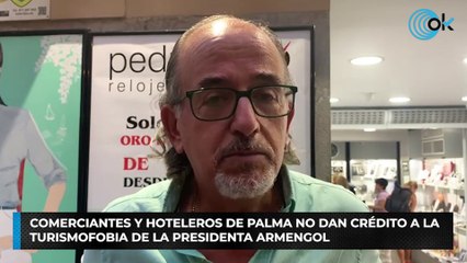 Comerciantes y hoteleros de Palma no dan crédito a la turismofobia de la presidenta Armengol