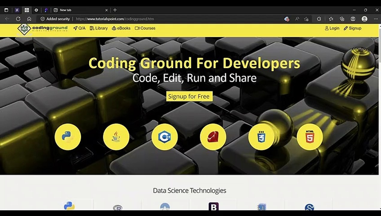 Best online Compilers | For all languages | Top free online compilers | Programming on Mobile |