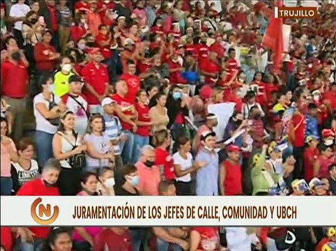 Juramentados jefes de calle, comunidades y UBCH en Trujillo