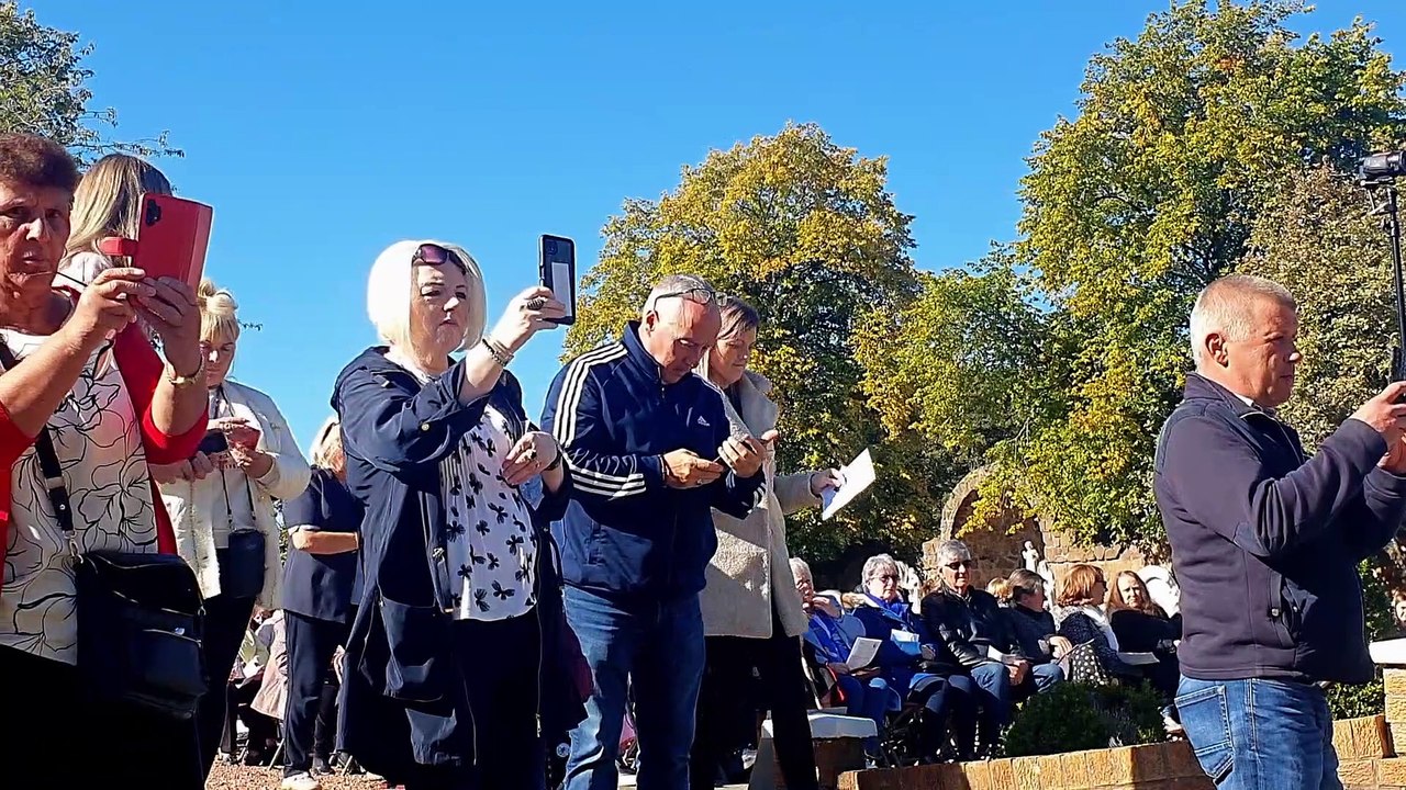 St Bernadette relic tour arrives at Carfin Grotto