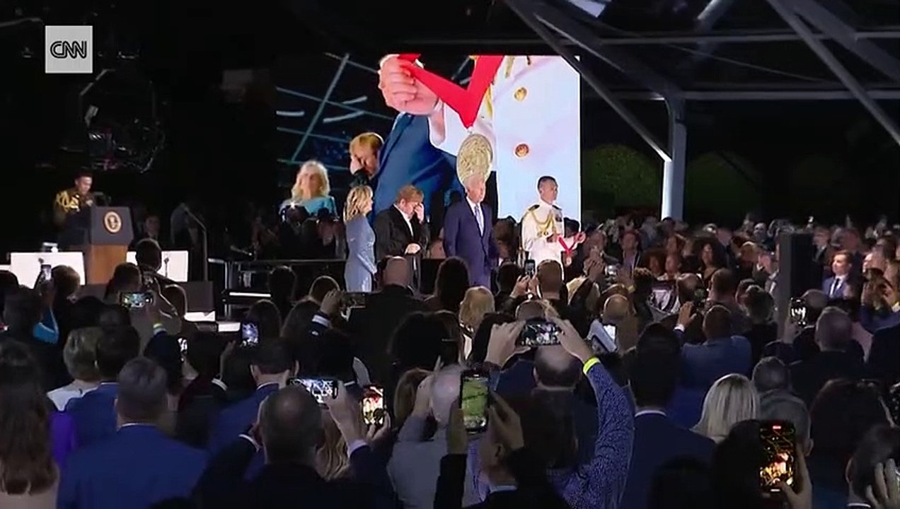 Biden's surprise brings Elton John to tears at White House