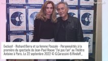 Richard Berry et sa femme Pascale : sortie en amoureux au théâtre, pour soutenir Jean-Paul Rouve