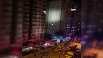 Başkentte 14 katlı apartmanda yangın: 1 kişi öldü, 2 itfaiye eri dumandan etkilendi
